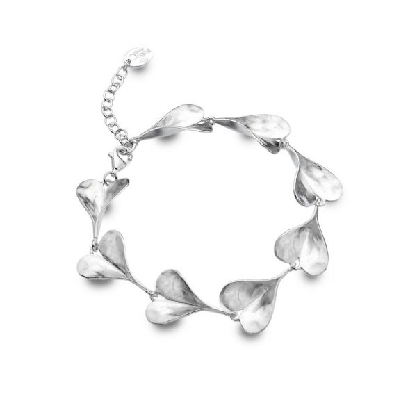Satin Heart Bracelet