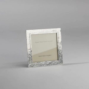 Rippled Pewter Small Photo Frame
