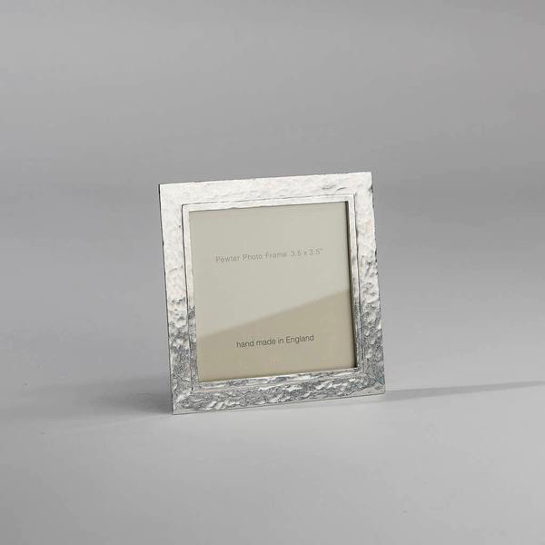 Rippled Pewter Small Photo Frame