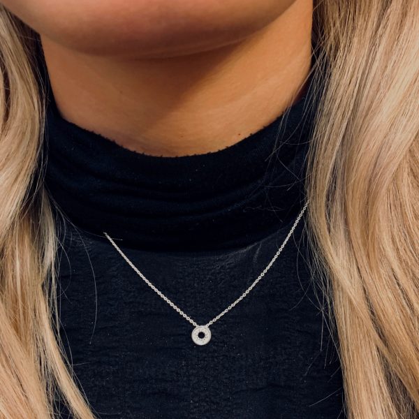 Sparkling Circle Necklace - Image 4