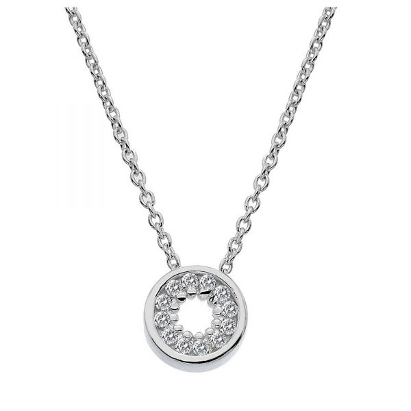 Sparkling Circle Necklace