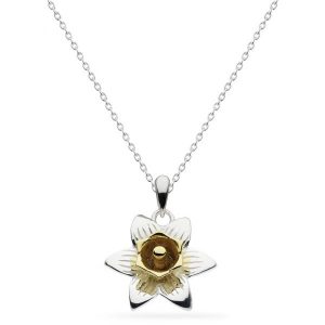 Sterling Silver Daffodil necklace