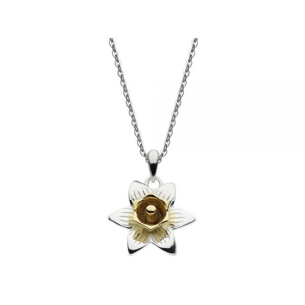 Sterling Silver Daffodil necklace