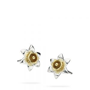 Sterling Silver Daffodil earrings
