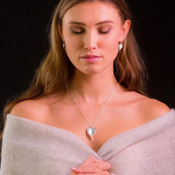 Satin Heart Necklace - Image 2