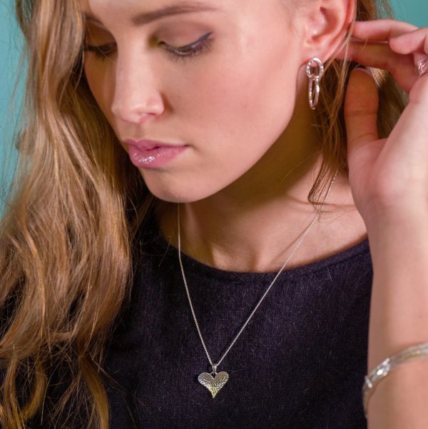 Beaten Heart Necklace - Image 2