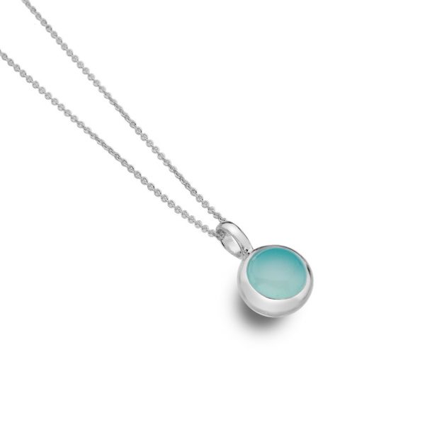 Silver Chalcedony Necklace
