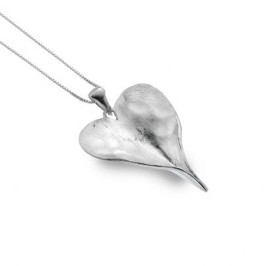Satin Heart Necklace