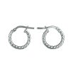 Mini twisted hoops