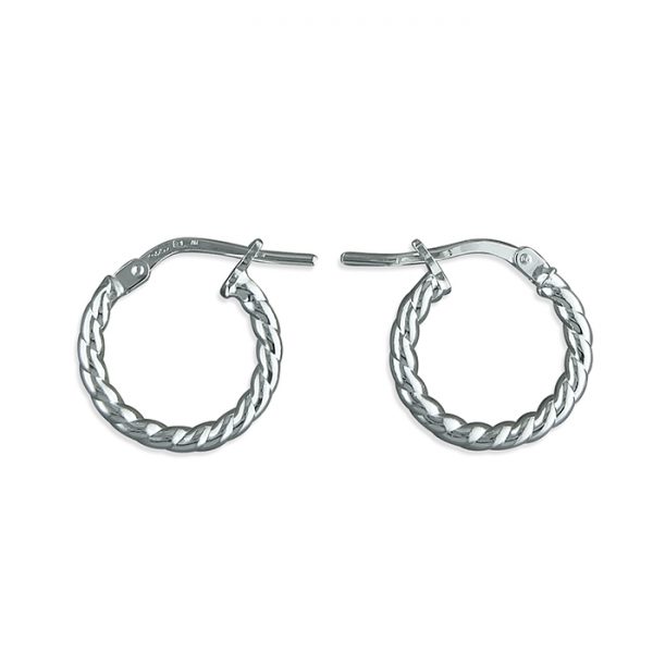 Mini twisted hoops