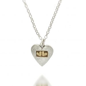 Double Heart of Gold Necklace