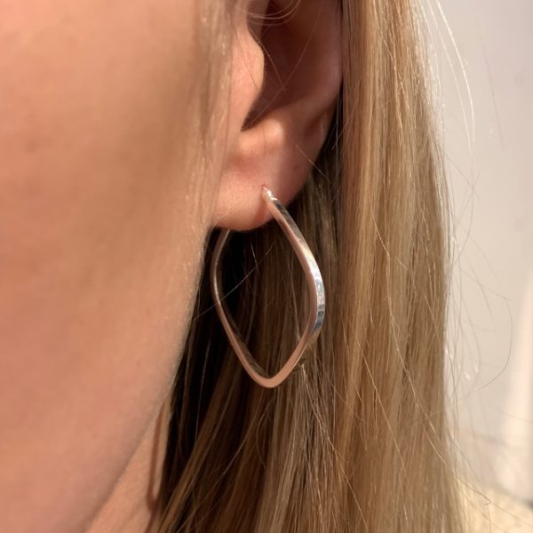 Square Hoop Earrings - Image 2