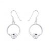 Silver Ball Drop Earrings