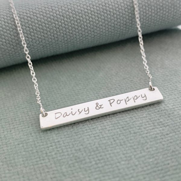 Personalised Bar Necklace - Image 2