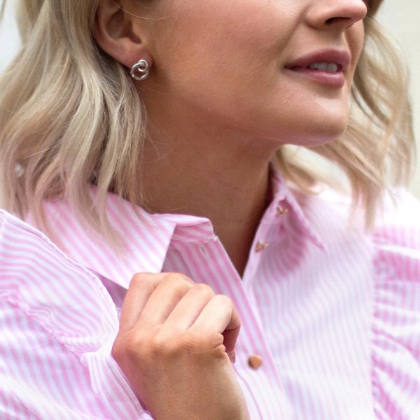 Looped Diamond Earrings - Image 2