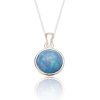 Silver Opal Necklace