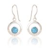 Blue Opal drop earrings