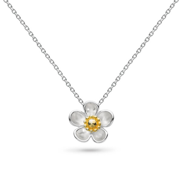 Silver Flower Necklace