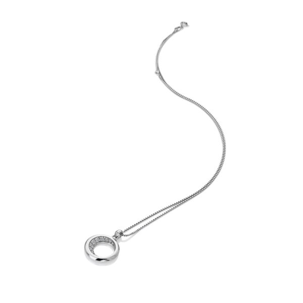 Crescent Diamond Necklace - Image 3
