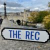 "THE REC" sign