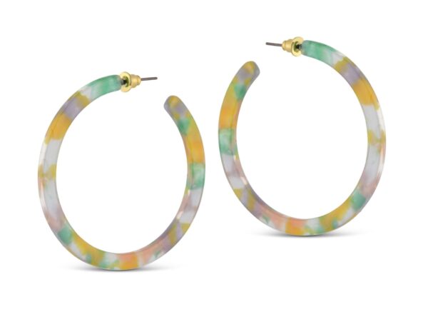 Spring Colours Resin Hoops
