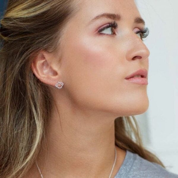 Entwined Stud Earrings - Image 2