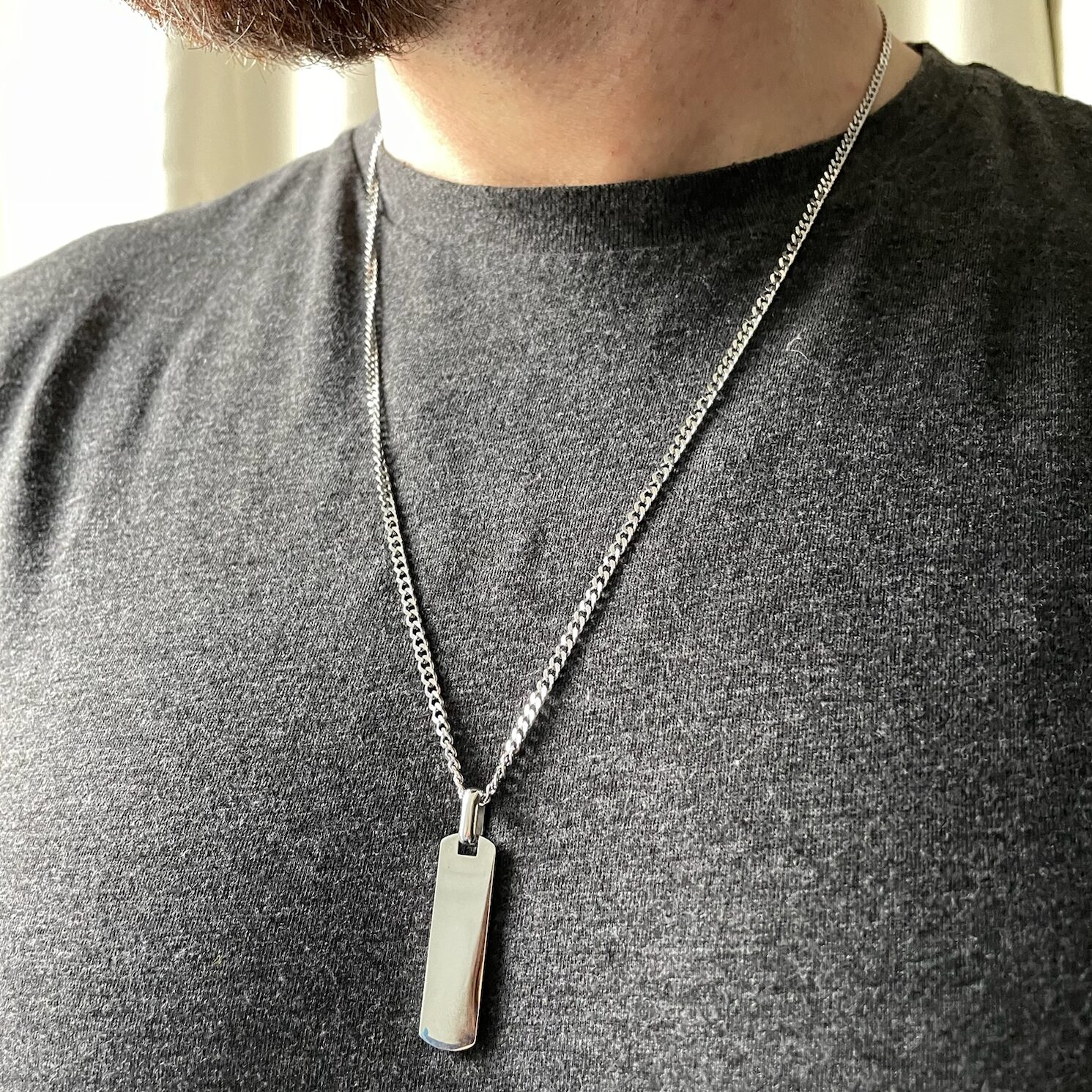 Scott Kay Sterling Silver Dog Tag Necklace – Tenenbaum Jewelers
