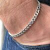 Men's Solid Curb Bracelet