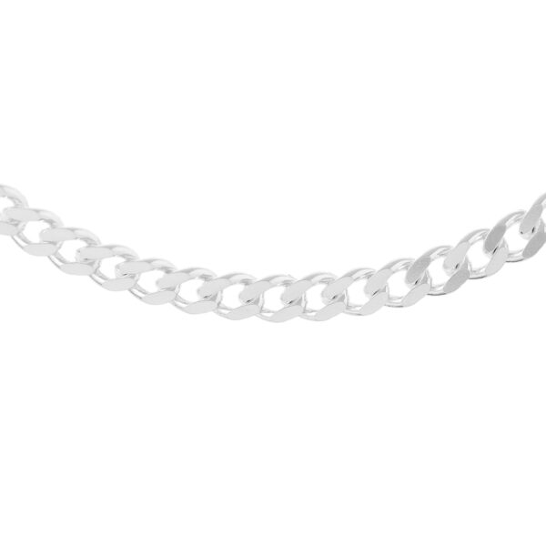 Men's Solid Curb Bracelet - Image 2