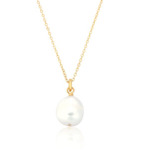 Gold Pearl Necklace