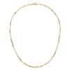 Gold Plated Paperclip Link chain necklace