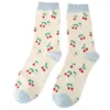 Ladies Cherry Bamboo Socks