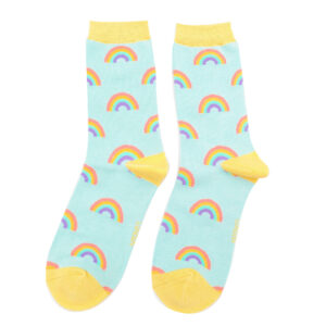 Ladies Rainbow Bamboo Socks