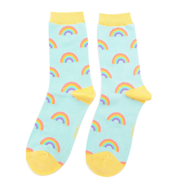 Ladies Rainbow Bamboo Socks