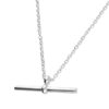 Silver T-Bar necklace