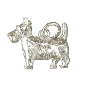 Silver Scottie Dog Charm