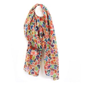 Multi-coloured Animal Print Scarf