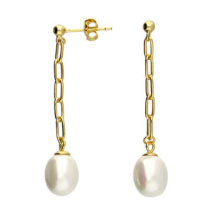 Pearl drop earrings