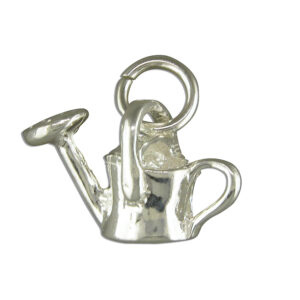 Sterling Silver Watering Can charm for garden lovers