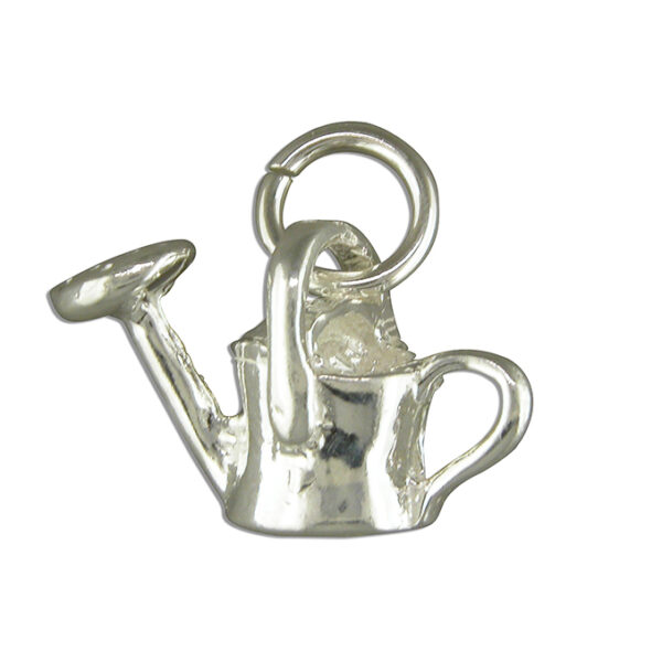 Sterling Silver Watering Can charm for garden lovers