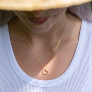 Gold Heart Necklace