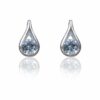 Blue Topaz stud earrings