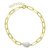 Gold pearl bracelet
