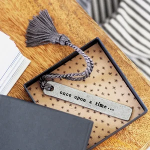 Pewter Bookmark "Once upon a time"