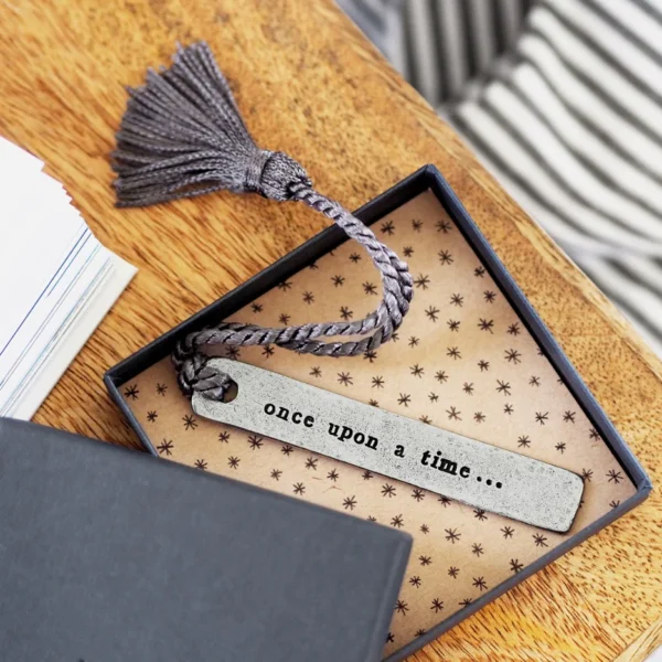 Pewter Bookmark "Once upon a time"