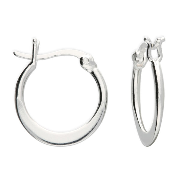 Everyday Silver Hoop Earrings