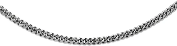 Men's Steel Matt and Polished Necklace - Image 2