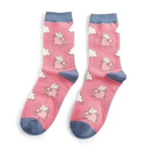 Ladies Flying Pig Socks