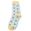 Ladies Strawberries Bamboo Socks