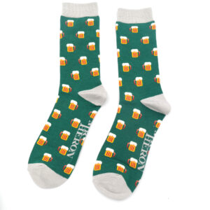 Men's Beer Glass Bamboo Socks